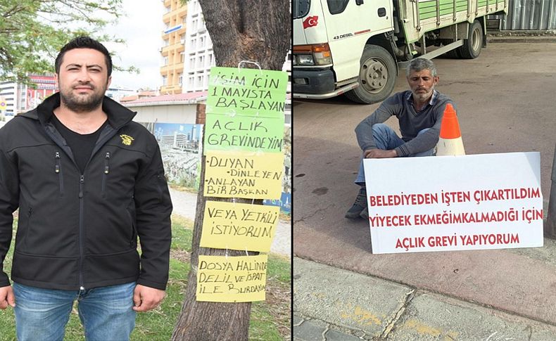 İzmir'de iki işçi açlık grevine başladı