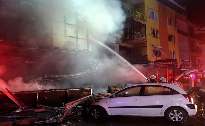 İzmir'de kız öğrenci yurdunda yangın