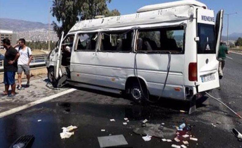 İzmir'de korkunç kaza