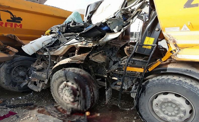 İzmir'de korkunç son: Şoför feci şekilde can verdi