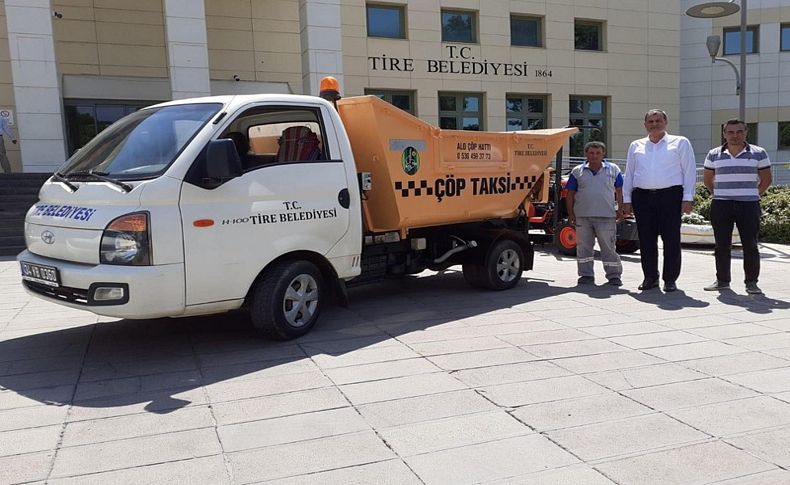 İzmir'de o belediyeden sıra dışı hizmet! Alo çöp taksi devrede