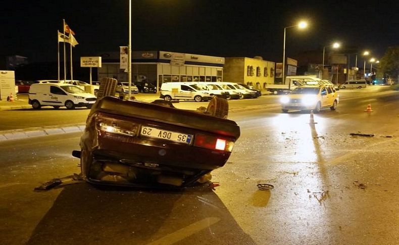 İzmir'de pes dedirten kaza