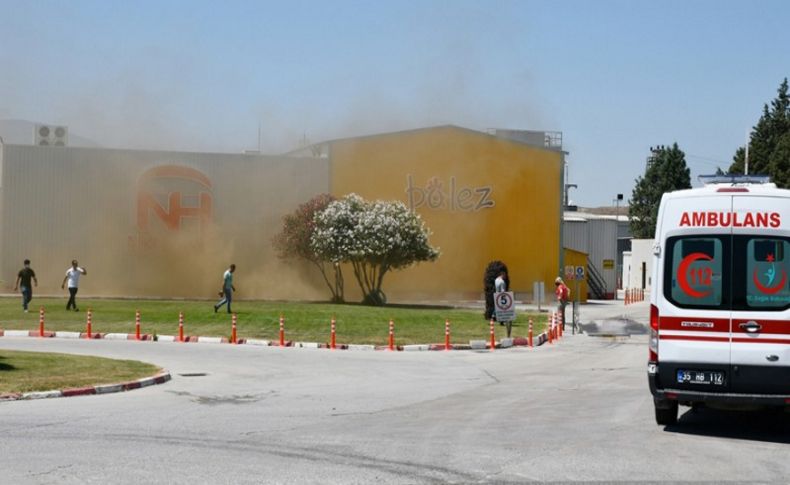 İzmir'de piliç kesimhanesinde yangın
