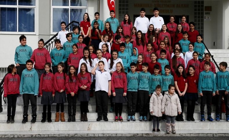 İzmir'de sıradan bir okul... Bu haliyle Guinness Rekorlar Kitabı'na girebilir