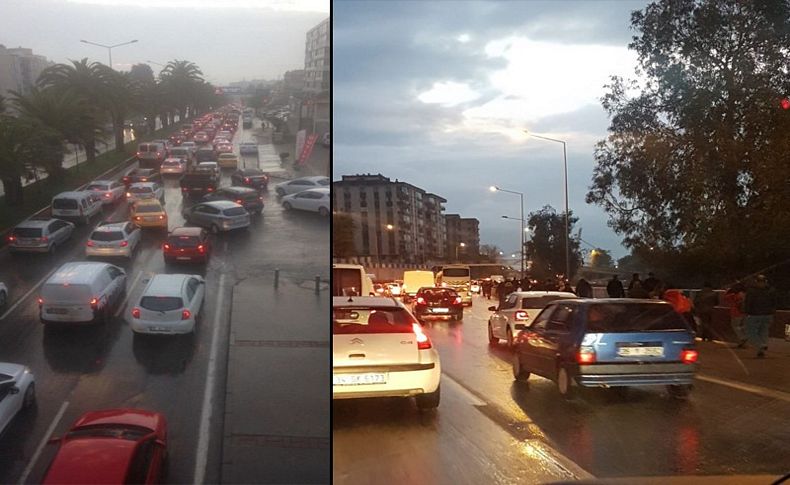 İzmir'de trafik felç