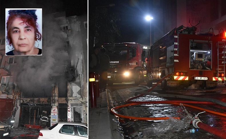 İzmir'de yangın dehşeti: 1 ölü