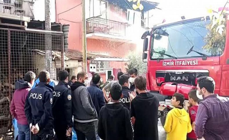 İzmir'de yangın dehşeti: 1 yaralı