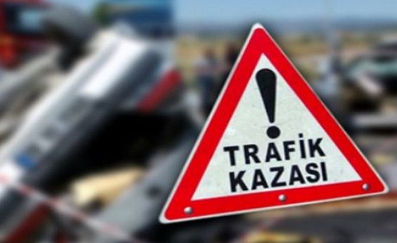 İzmir'deki kazada iki kişi ölümden döndü