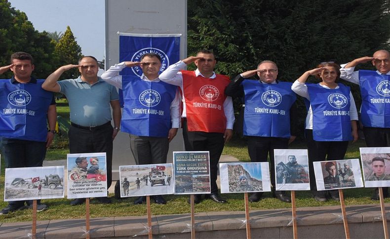 İzmir'den 5 gün ara verilen Barış Pınarı Harekatı'na anlamlı destek