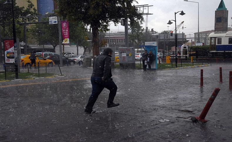 İzmir'de, sağanak ve fırtına uyarısı