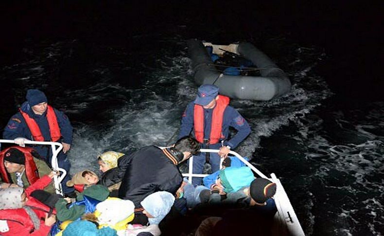 İzmir'in 4 ilçesinde 253 kaçak göçmen yakalandı