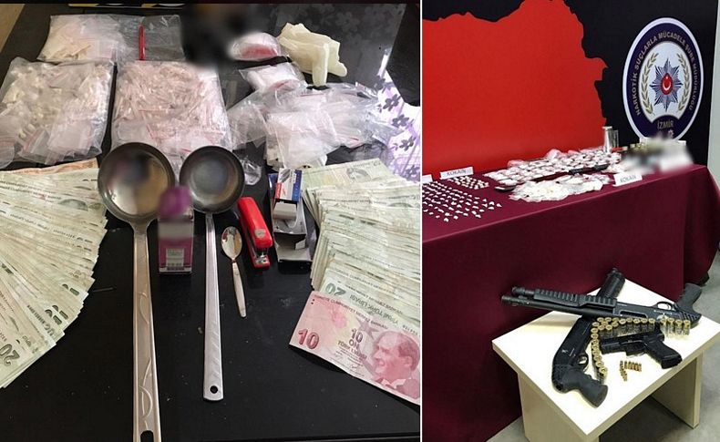 İzmir merkezli uyuşturucu operasyonu: 18 gözaltı