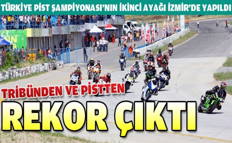 İzmir Ülkü Yarış Pisti'nde rekor kırıldı