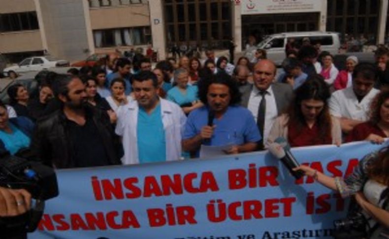 İzmir'de ameliyathane personeli isyan etti
