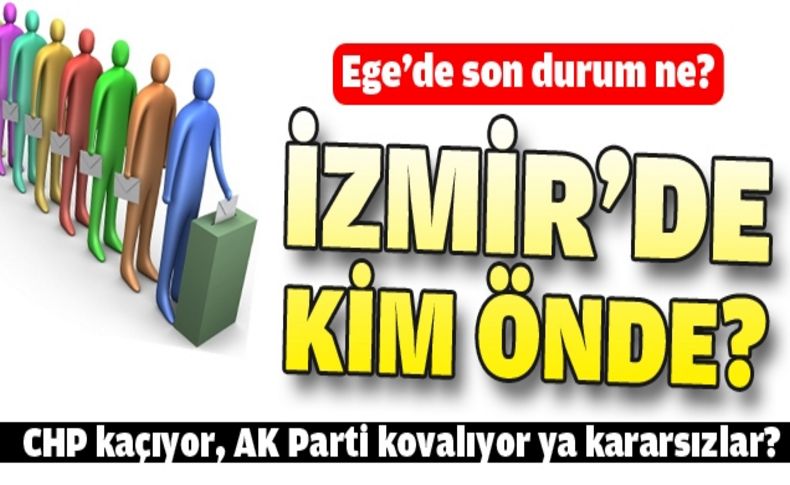 İzmir’de CHP önde, AK Parti takipte, kararsızlar ise…
