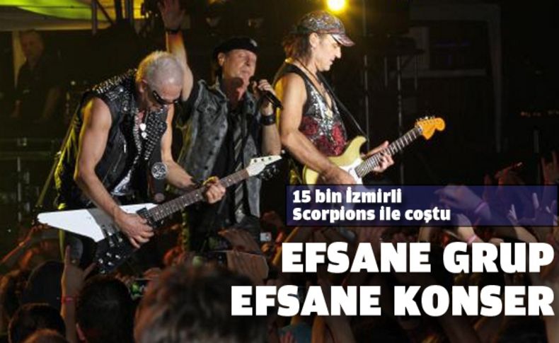 İzmir’de Scorpions coşkusu