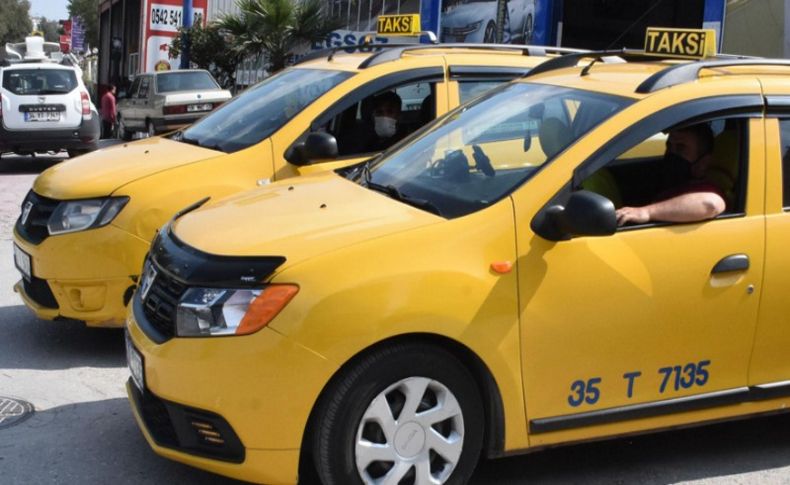 İzmirli taksicilerden 'dakikalık araç kiralama' uygulamasına tepki