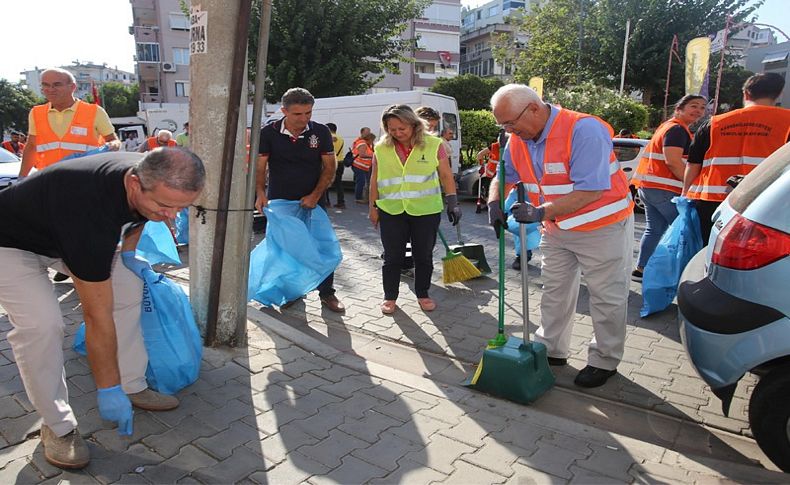 Karabağlar'da temizlik seferberliği devam ediyor