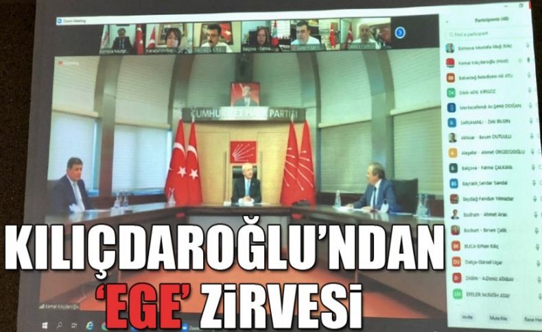 Kılıçdaroğlu, Ege Bölgesi'ndeki CHP'li belediye başkanlarıyla görüştü