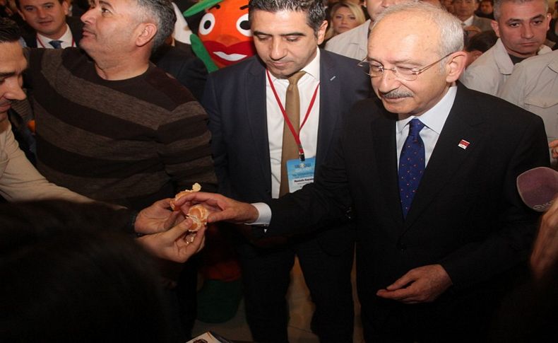 Kılıçdaroğlu'na Gümüldür mandalinası ikramı