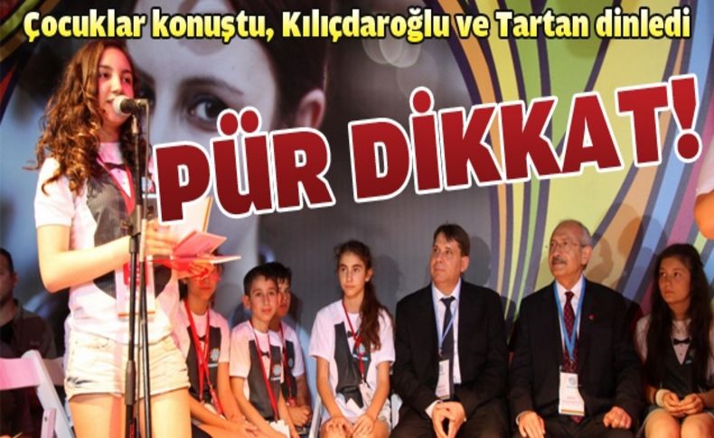 Kılıçdaroğlu ve Tartan, Çocuk Senatosu'na konuk oldu