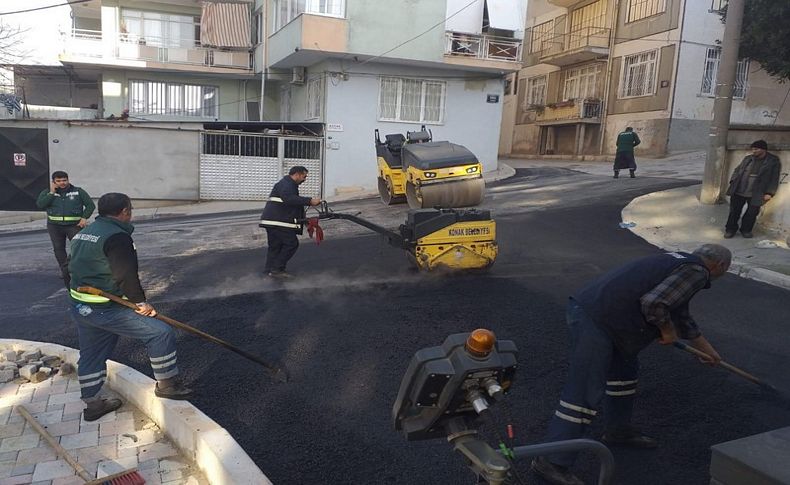 Konak’ın sokaklarında asfalt seferberliği