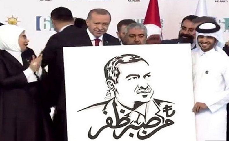 Kongre sonrası Cumhurbaşkanı Erdoğan’a anlamlı hediye
