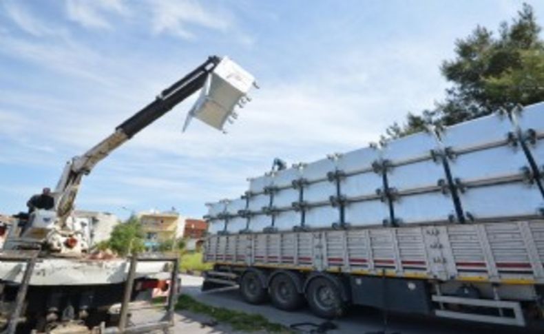 Büyükşehir’den ilçe belediyelere 7 bin yeni konteyner daha