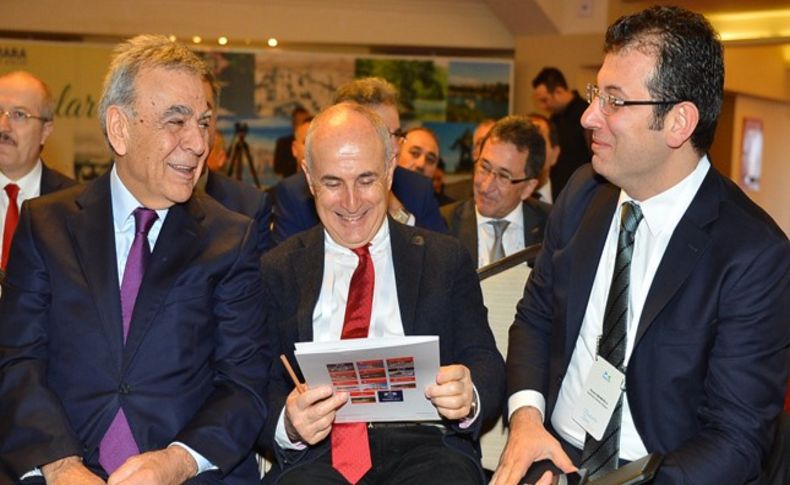Marmaralı başkanlar İzmir'de buluştu