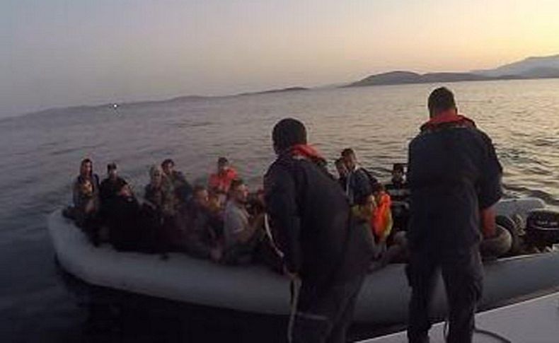 Lastik botlarda 132 göçmen yakalandı