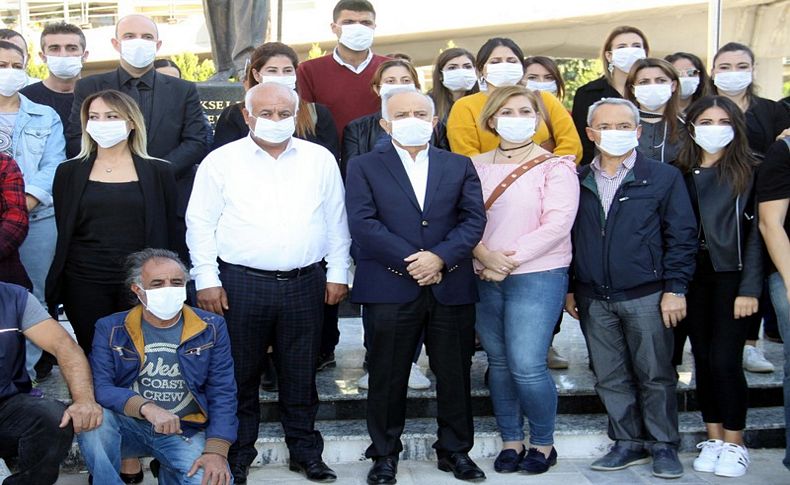 Maskeleri takıp lösemili çocuklara destek mesajı verdiler