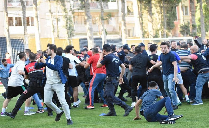 Menemen Belediye- Keçiörengücü maçında kavga: 1 yaralı
