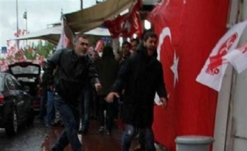 MHP seçim bürosuna silahlı saldırı!