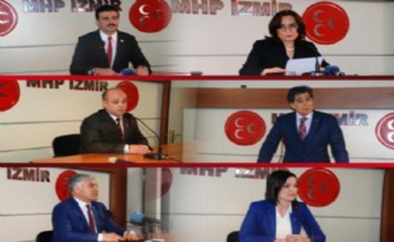 MHP İzmir'de aday adayı olan isimler kamuoyuna tanıtılmaya başlandı