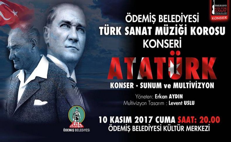 Ödemiş Belediyesi'nden Atatürk'ü Anma Gecesi