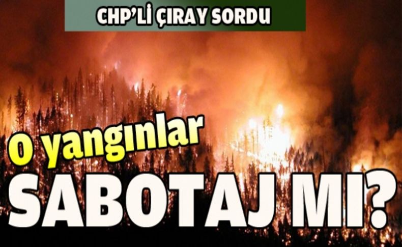 “Orman yangınları PKK kaynaklı sabotaj mı'”