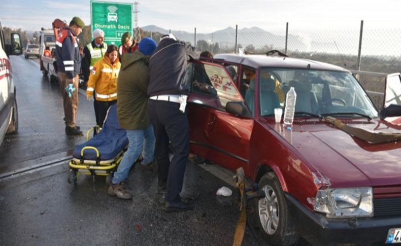 Otoyolda zincirleme kaza: 9 yaralı