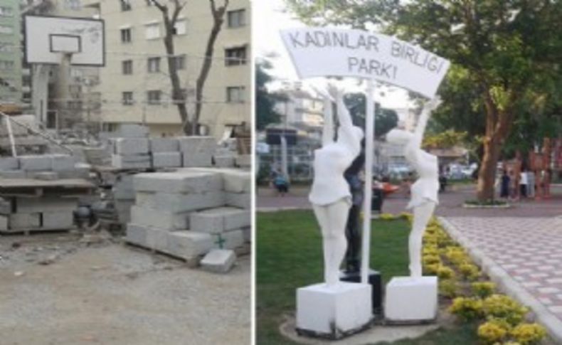 İzmir'in göbeğinde çile parkıydı örnek park oldu!