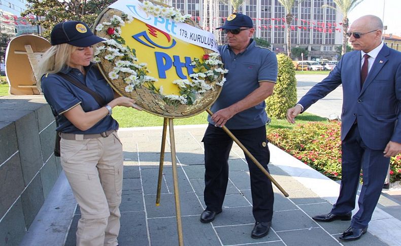 PTT kuruluşunun yıl dönümü İzmir'de kutlandı
