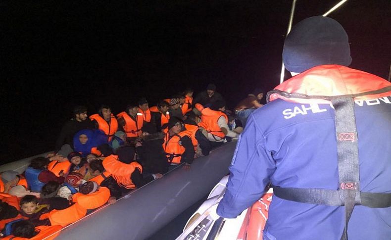 İzmir'de 152 kaçak göçmen yakalandı