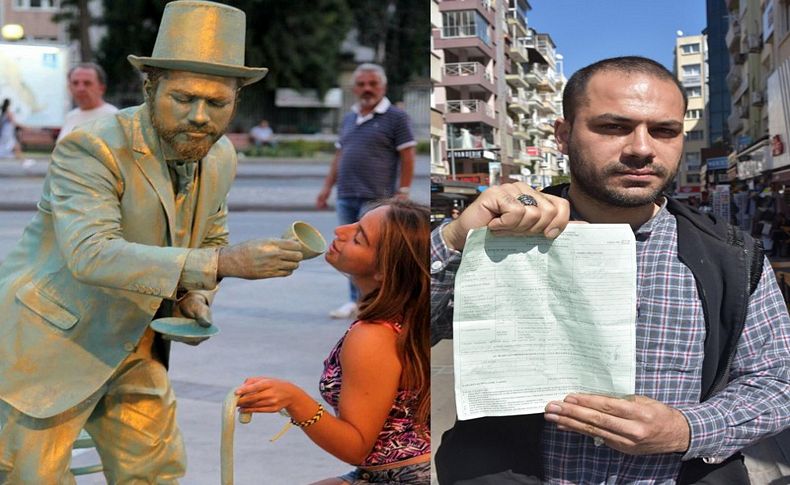 Sokak sanatçısına para cezası kesildi