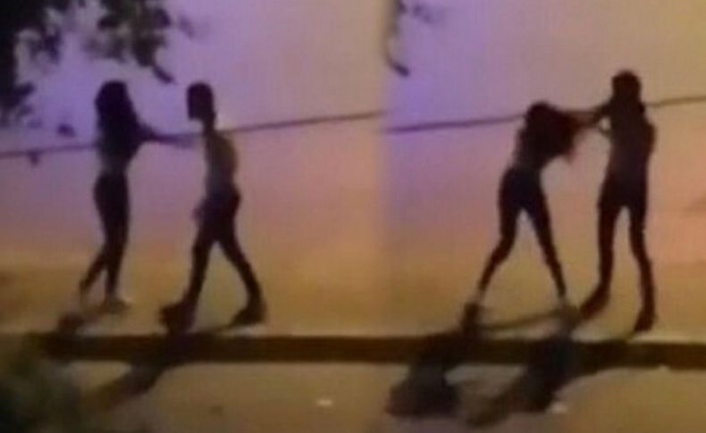 Sosyal medya isyan etti! İzmir'de tartıştığı genç kızı sokak ortasında dövdü