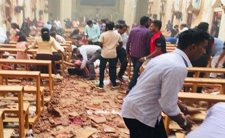 Sri Lanka’da kilise ve otellere Paskalya’da bombalı saldırı