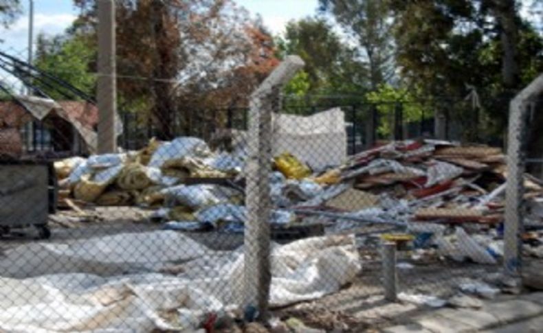 Atatürk Stadı'nın antrenman sahası çöplükten kurtuluyor