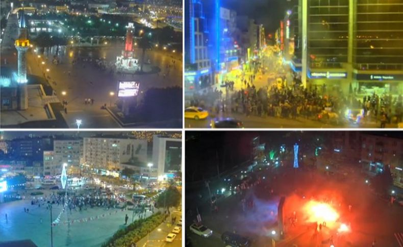 Taraftarlar İzmir'de meydanlara akın etti!