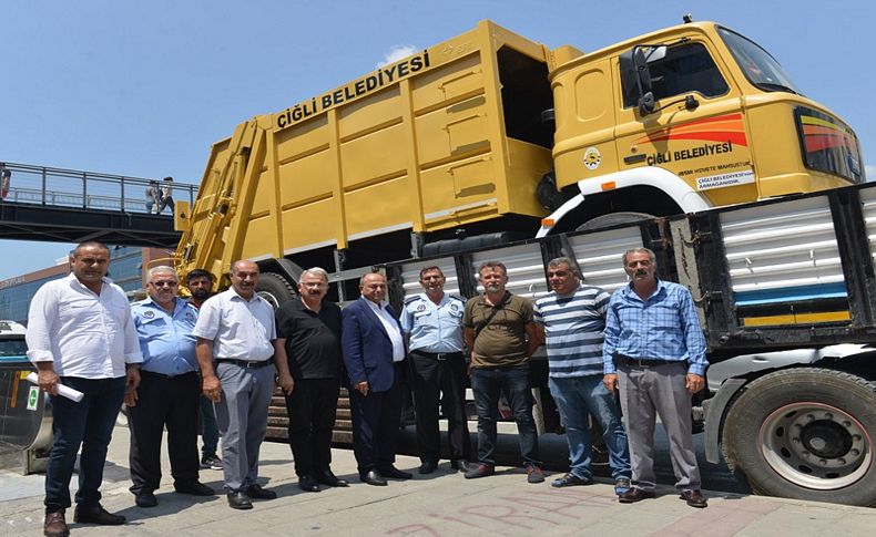 Çiğli'den Trabzon Düzköy’e hibe çöp kamyonu