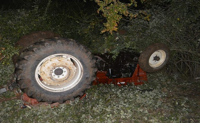 Traktör şarampole yuvarlandı 9 yaşındaki Halim öldü