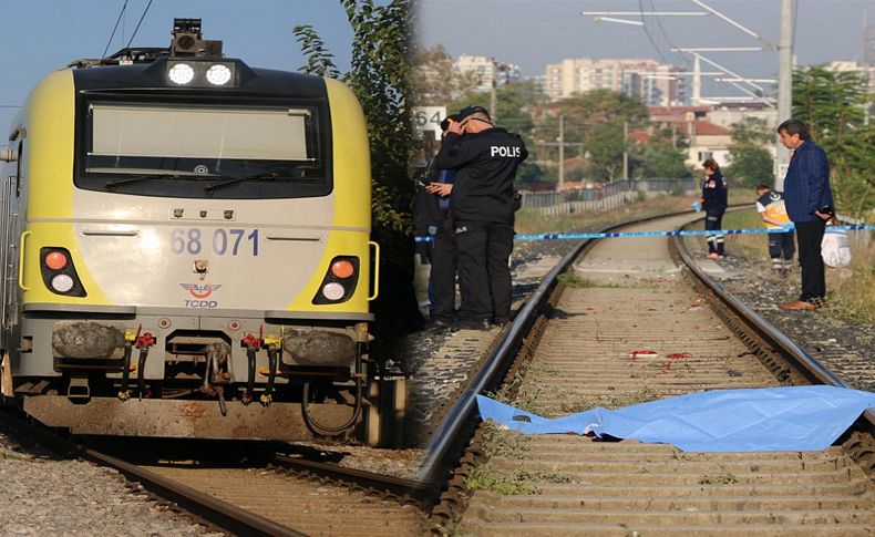 Tren çarpan 4 çocuk annesi öldü