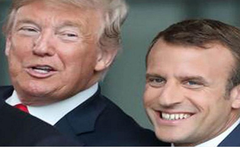 Trump'a Macron'dan jet yalanlama!