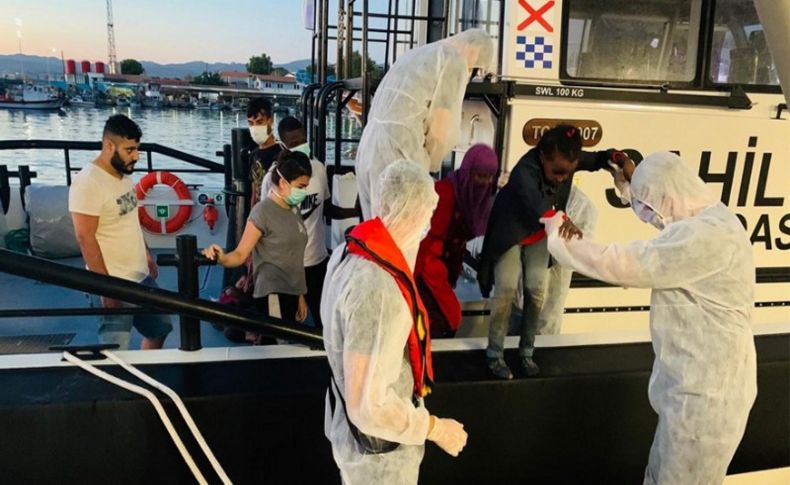 Türk kara sularına geri itilen 103 sığınmacı kurtarıldı